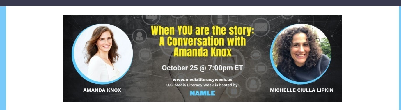 MediaActive Zoom event with Amanda Knox