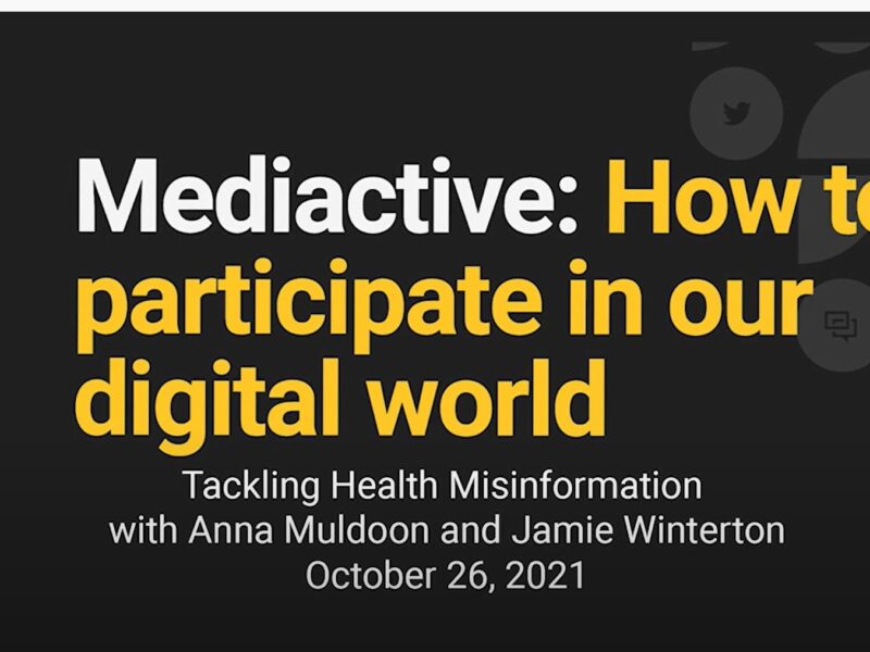 Mediactive-Tackling Health Misinformation