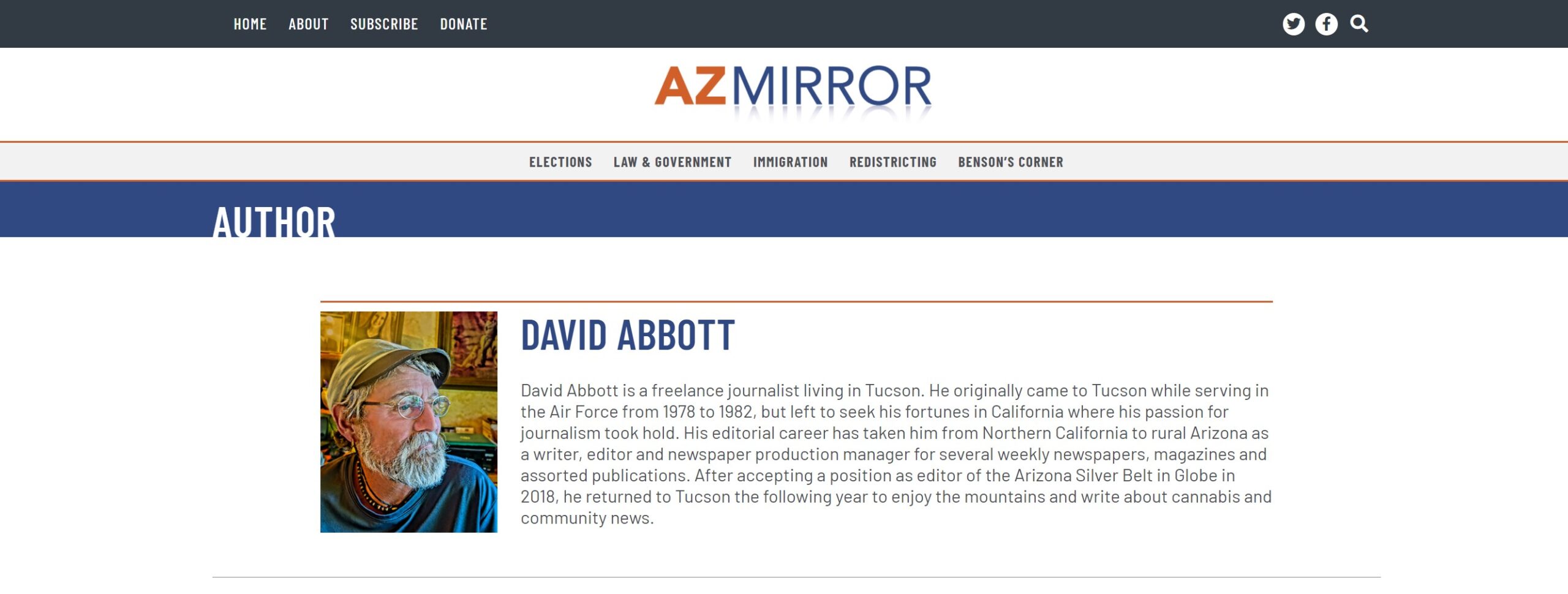 Arizona Mirror writer bio page
